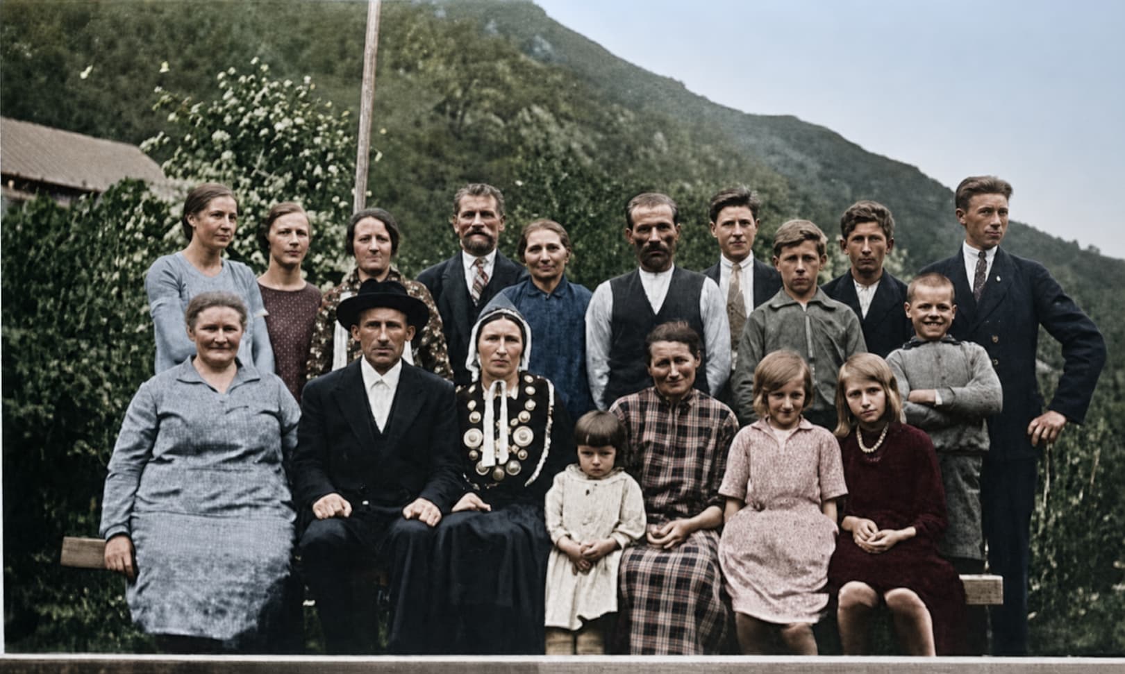 Familien på Tynning, 1931