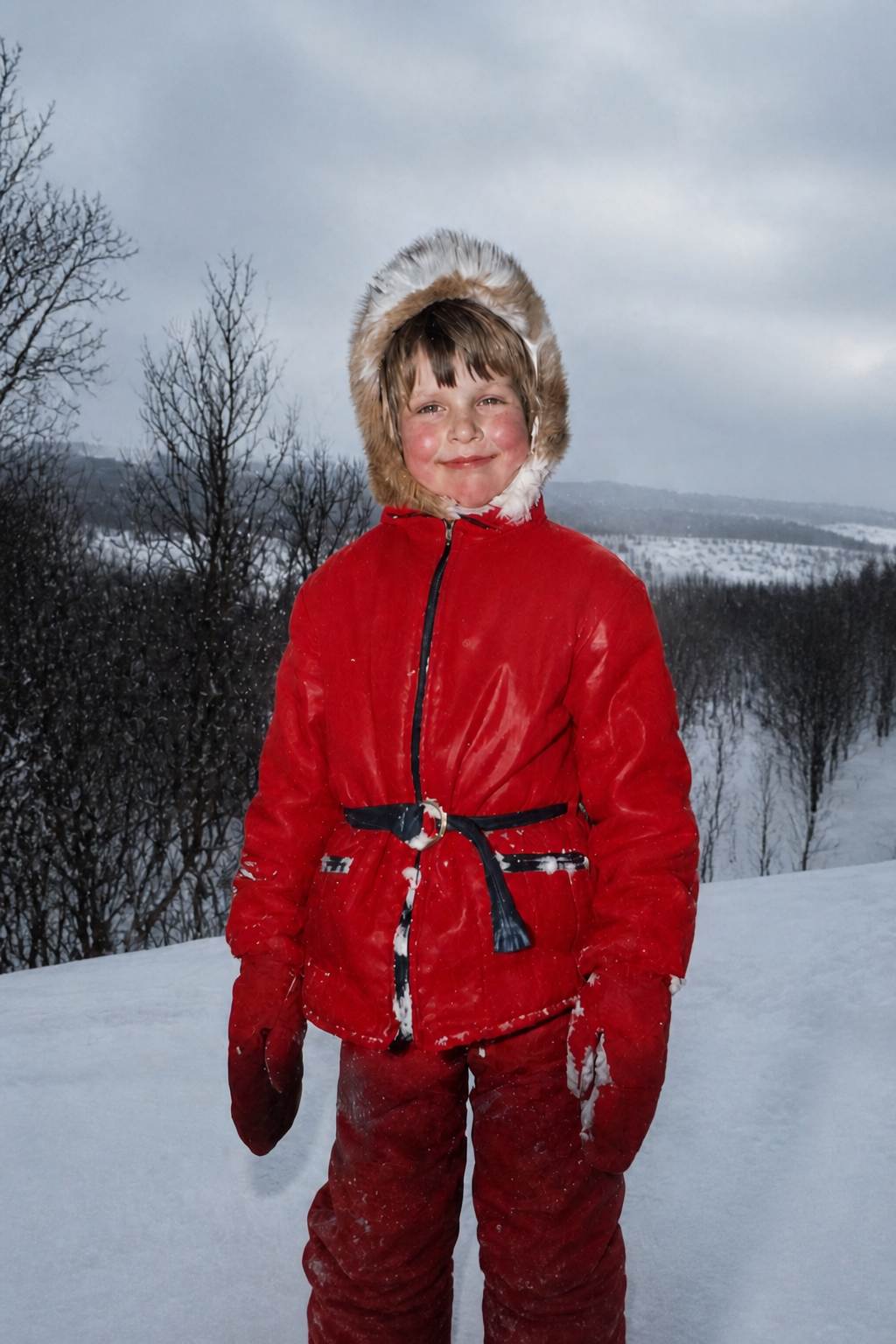 Åse Linda Tynning som barn