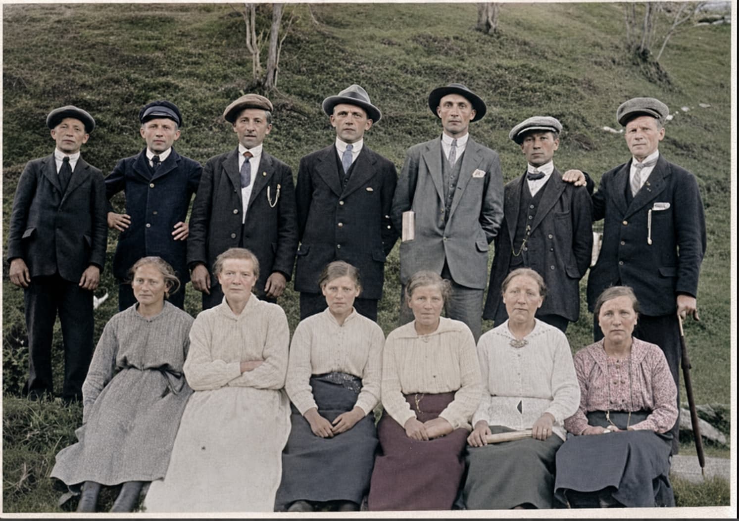 Ungdom i Brekke, ca. 1923