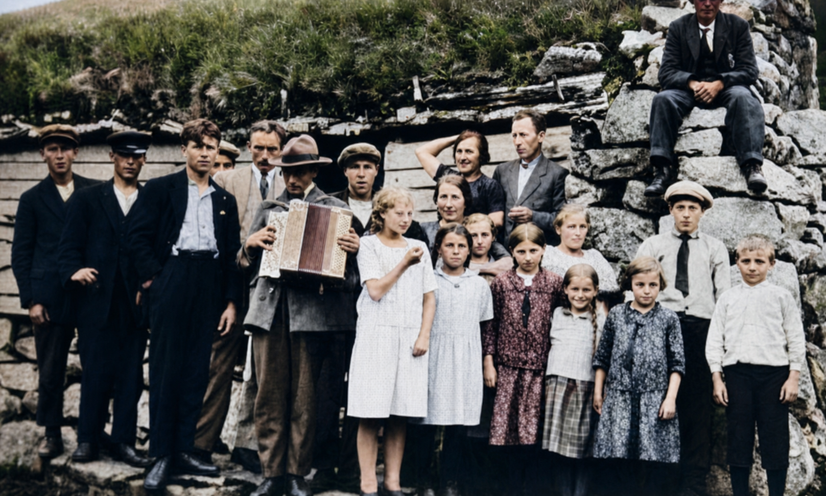 Søndagstur til Hauglandstølen, ca. 1925